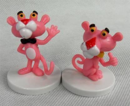 Pink Panther Set Of 6 2"In Various Poses