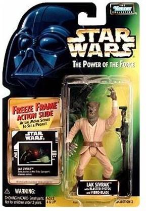 STAR WARS Power of the Force Freeze Frame Lak Sivrak Action Figure
