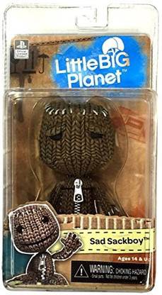 NECA Little Big Planet 7" Scale Series 1 Sackboy Sad Action Figure