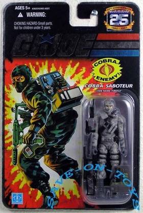 Hasbro G.I. JOE Hasbro 25th Anniversary 3 3/4" Wave 3 Action Figure Firefly