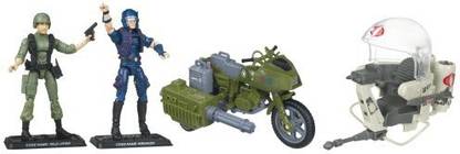 Hasbro G.I. Joe Ram Cycle vs. Cobra Flight Pod