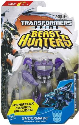 FUNSKOOL Transformers Prime Beast Hunter Shockwave Weapons Specialist