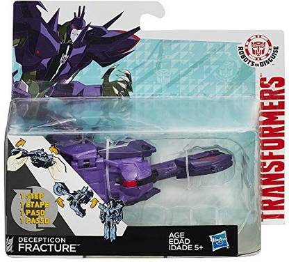 TRANSFORMERS Robots in Disguise 1-Step Changers Decepticon Fracture Figure