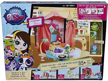 Littlest Pet Shop Power Rangers Dino Charge Dino Pack 6" Set