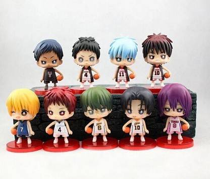 Seller Tycoon Anime Kuroko No Basket / Kuroko'S Basketball 9Pcs/Set Pvc