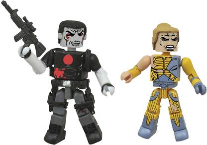 DIAMOND SELECT Toys Valiant: Battle Damaged X-O Manowar And Bloodshot Minimates (2-Pack)