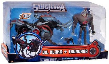 MISSING Slugterra 4Inch Human With Mecha Beast Dr Blakk & Thundarr