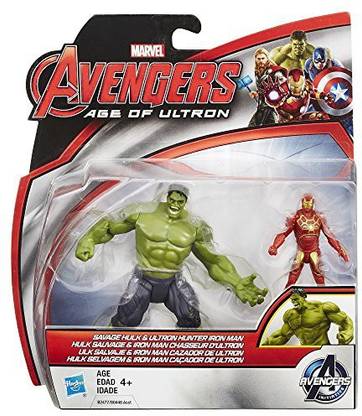 MARVEL Avengers Age Of Ultron Savage Hulk Vs Ultron Hunter Iron Man