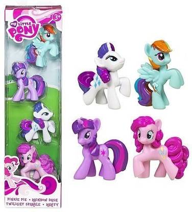 MY LITTLE PONY HUB Friendship Is Magic - 4-pack Ponyville