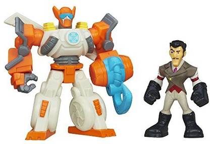 PLAYSKOOL Heroes Transformers Rescue Bots Blades The Copter-Bot And Dr. Morocco Figures