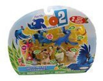 Jakks Pacific Rio 2 Movie Carnival Party Pack Mini Figures Set 8-pack