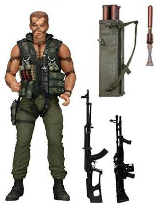 NECA Commando Scale 30th Anniversary Ultimate John Matrix Action Figure, 7"