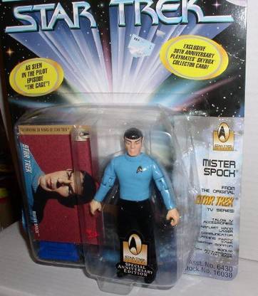 Paramount Pictures STAR TREK MR. SPOCK WITH BONUS 30TH ANNIVERSAY ACTION BASE