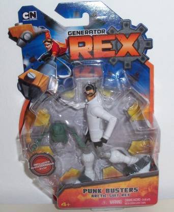 MATTEL Generator Rex Punk Busters Rex 4" In White Arctic Suit