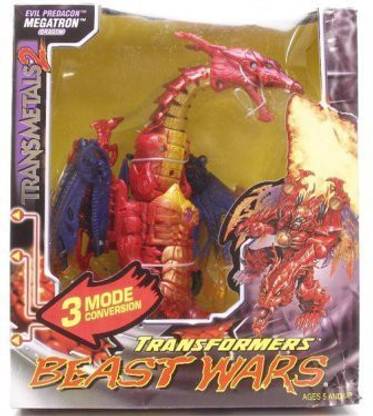 Hasbro Transformers Beast Wars Evil Predacon Megatron Dragon