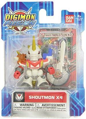 Digimon Fusion Shoutmon X4