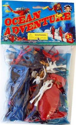 Billy V Ocean Adventure Playset 28 Piece Scuba Diverhiggins