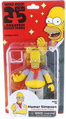 NECA Simpsons 25Th Anniversary 5" Series 5 Homer Simpson (Dressed Like Kravitz) Action Figure