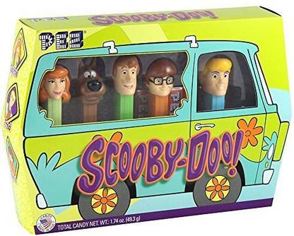 PEZ Candy Pez Scoo Doo Gang Set 5 Dispensers & 6 Rolls Shaggy Fred