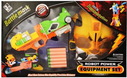 Zdelhi Robot Power Equipment Set and Nerf Gun