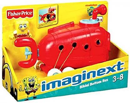 FISHER-PRICE SpongeBob Squarepants Imaginext Exclusive Vehicle Bikini Bottom Bus