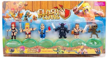 Niky Clash Of Clans Action Figure Set Of 6 Pcs