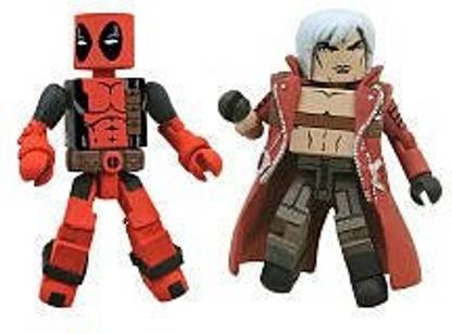 MARVEL Vs Capcom 3 Minimates Series 1 Mini Figure 2Pack Deadpool Vs. Dante