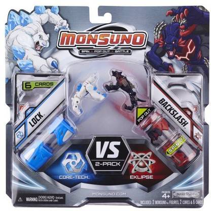 Monsuno Core "Combat 2Pack" Wave 2 Lock/Backslash