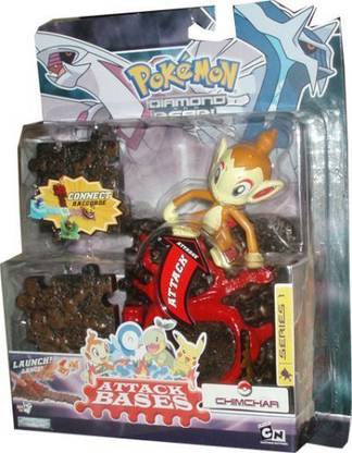 Jakks Pacific Pokemon Diamond & Pearl Series 1 Attack Bases Chimchar