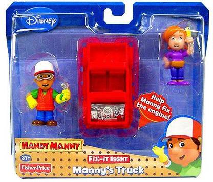 FISHER-PRICE Handy Manny Fix-It-Right Figure 2-Pack Manny's Truck