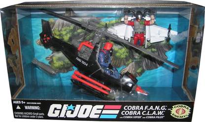 G.I.Joe 25th Anniversary Vehicle - Cobra F.A.N.G. and Cobra C.L.A.W. Action Figure