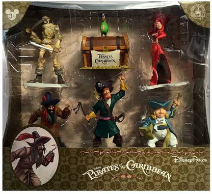 DISNEY Pirates of the Caribbean 6pc Figures Set