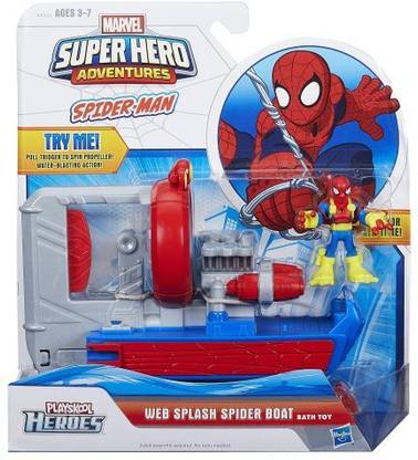 PLAYSKOOL Heroes Marvel Super Hero Adventures Web Splash Spider Boat