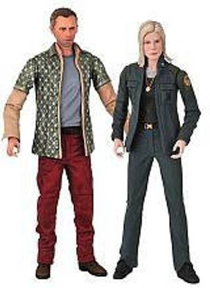 DIAMOND SELECT Battlestar Galactica: Leoben & Starbuck Action Figure Two-Pack