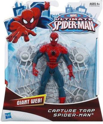 Spiderman Marvel Ultimate Capture Trap 6 Inches