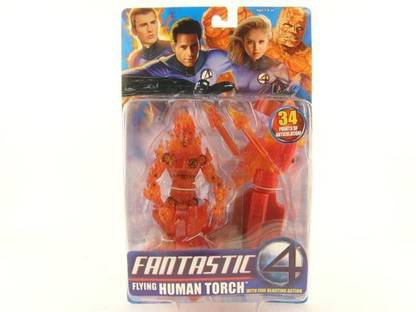Fantastic 4 Flying Human Torch Action Figure