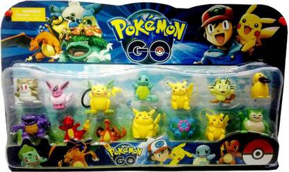 Gadget Bucket Set Of 13 Pokemon Action Figures