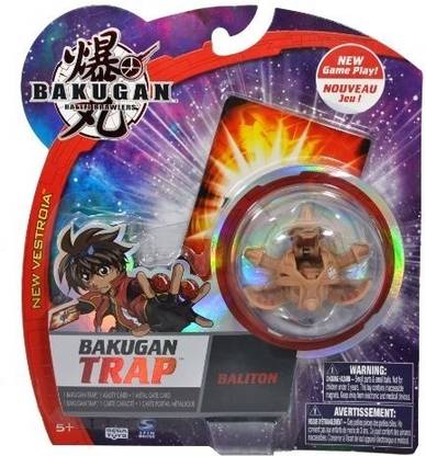 SPIN MASTER Bakugan Battle Brawlers - Vestroia Bakugan Trap Series - Subterra Brown Baliton
