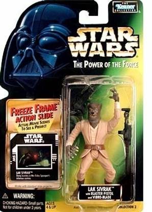 Kenner Star Wars POTF Action Figure w/ Freeze Frame Slide - Lak Sivrak