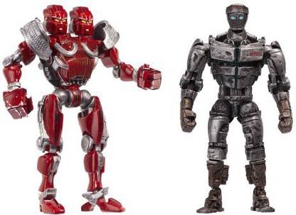 Real Steel Versus 2 Packs Assortment 1 Atom Vs Twin Cities