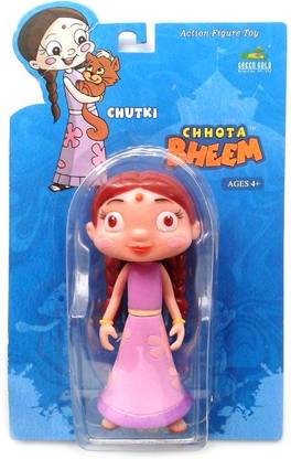 Green Gold CHHOTA BHEEM CHUTKI ACTION FIGURE TOY