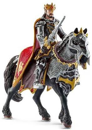 Schleich Dragon Knight King On Horse Toy Figure