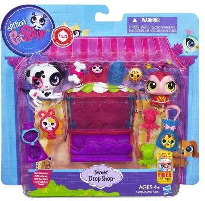 Littlest Pet Shop Sweet Drop Shop Set