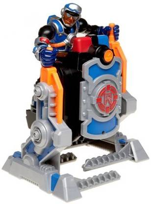 FISHER-PRICE Rescue Heroes Action Max Team - Jake Justice & Police Patroller