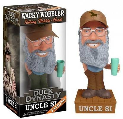 Duck Dynasty Uncle Si Wacky Wobbler Talking Bobblehead
