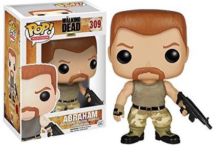 Walking Dead Abraham: Funko Pop! X Vinyl Figure + 1 Free Official Trading Card Bundle [65126]
