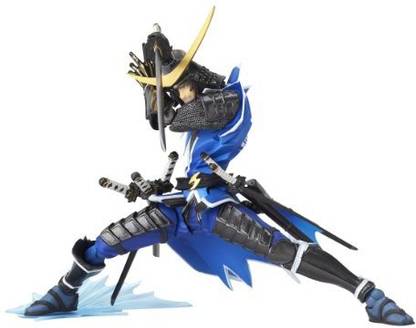 Kaiyodo Revoltech Sengoku Basara Series No079 Date Masamune (14 Cm