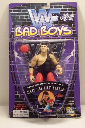 WWF Bad Boys Bone Crunching Jerry "The King" Lawler Series 4