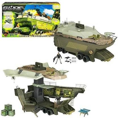 G.I. Joe Movie Pit Mobile Hq With Hawk V1 Black Jacket