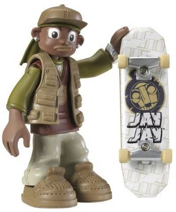 MATTEL Rob Dyrdek'S Wild Grinders Jay Jay Skate Set With Dvd